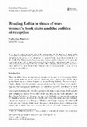 Research paper thumbnail of Reading Lolita in Times of War: Women's Book Clubs and the Politics of Reception