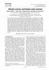 Research paper thumbnail of Climate science and famine early warning