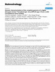 Research paper thumbnail of Genetic characterization of the complete genome of a highly divergent simian T-lymphotropic virus (STLV) type 3 from a wild Cercopithecus mona monkey