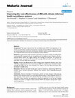 Research paper thumbnail of Improving the cost-effectiveness of IRS with climate informed health surveillance systems