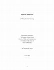 Research paper thumbnail of "Trauma and Event: A Philosophical Archaeology" - Doctoral Dissertation, Division of Media and Communications, European Graduate School