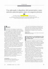 Research paper thumbnail of (2001) "Uso adecuado y abandono del preservativo como método anticonceptivo único en mujeres jóvenes"