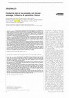 Research paper thumbnail of (2003) "Calidad de vida en los pacientes con síncope vasovagal. Influencia de parámetros clínicos".