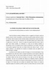 Research paper thumbnail of La pensée écologique comme héritage problématique du rationalisme. La définition sociologique du sacré et ses conséquences (Y a-t-il du sacré dans la nature ? Hurand et Larrère (dir.), 2014