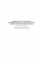 Research paper thumbnail of Mundialización, creciente interdependencia y globalización en las relaciones internacionales