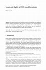 Research paper thumbnail of Issues and Rights in Dna-Based Inventions  in Bin R., Lorenzon S., Lucchi N. (Eds.), Biotech Innovations & Fundamental Rights, Springer, 2011, 97-112.