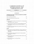 Research paper thumbnail of Access to Network Services and Protection of Constitutional Rights: Recognizing the Essential Role of Internet Access for the Freedom of Expression, 19 Cardozo Journal of International and Comparative Law, 645-678 (2011).