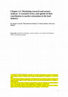 Research paper thumbnail of Marketing research and sensory analysis: A reasoned review and agenda of their contribution to market orientation in the food industry