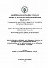 Research paper thumbnail of Selección de especies de vertebrados objetos de conservación y su importancia para la conservación de la biodiversidad de la provincia del Guayas, Ecuador