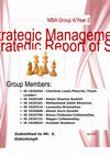 Research paper thumbnail of Strategic report of SBM Ltd