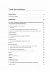 Research paper thumbnail of Table of Contents, PhD