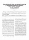 Research paper thumbnail of JENIS TUMBUHAN ASING INVASIF YANG MENGANCAM EKOSISTEM DI TAMAN NASIONAL GUNUNG GEDE PANGRANGO, RESORT BODOGOL, JAWA BARAT