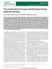 Research paper thumbnail of The acceleration of oceanic denitrification during deglacial warming