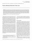 Research paper thumbnail of Factors Affecting Postmortem Tooth Loss