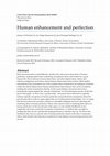 Research paper thumbnail of Human enhancement and perfection