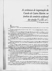 Research paper thumbnail of As Cerâmicas De Importação Do Castelo De Castro Marim: No âmbito Do Comércio Ocidental Dos Séculos Va III а. С