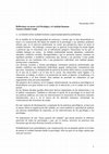 Research paper thumbnail of Reflexiones en torno a la Psicología y el cuidado humano