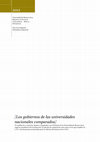 Research paper thumbnail of Los gobiernos de las universidades nacionales comparados