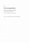 Research paper thumbnail of Review of Barbeau (ed.), Coleridge's Assertion of Religion