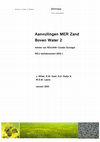 Research paper thumbnail of Aanvullingen MER Zand Boven Water II