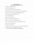 Research paper thumbnail of Russian Studies indepedent study reading list