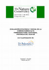 Research paper thumbnail of Evaluación ecológica y social de la comuna Subida Alta. Parroquia Puná, Guayaquil. Provincia del Guayas