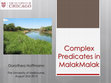 Research paper thumbnail of Complex Predicates in MalakMalak