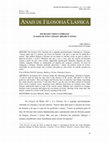 Research paper thumbnail of SÓCRATES VERSUS GÓRGIAS: As noções de téchne e dýnamis aplicadas à retórica