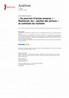 Research paper thumbnail of " Se pourvoir d'armes propres " : Machiavel, les " péchés des princes " et comment les racheter