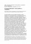 Research paper thumbnail of teoria politica y coyuntura