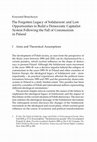 Research paper thumbnail of The Forgotten Legacy of Solidarność and Lost Opportunities to Build a Democratic Capitalist System Following the Fall of Communism in Poland