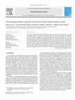 Research paper thumbnail of Chronoamperometric response at nanoscale liquid–liquid interface arrays