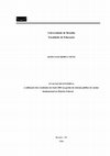 Research paper thumbnail of AVALIAÇÃO EXTERNA: a utilização dos resultados do Saeb 2003 na gestão do sistema público de ensino fundamental no Distrito Federal. 