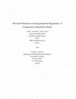 Research paper thumbnail of Wavelet Estimators in Nonparametric Regression: A Comparative Simulation Study