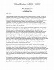 Research paper thumbnail of US-Israel Relations (syllabus)