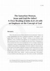 Research paper thumbnail of “The Samaritan Woman, Jesus and God the Father! A Close Reading of John 4:21–24 with an Emphasis on the Concept of God.”