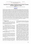 Research paper thumbnail of Assessment of Accessibility of Women in Fish Processing to Extension Activities in Lagos State, Nigeria