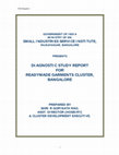 Research paper thumbnail of Diagnostic Study Report of Readymade Garment Cluster Bangalore