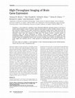 Research paper thumbnail of High-Throughput Imaging of Brain Gene Expression