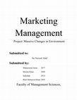 Research paper thumbnail of Marketing Managemet