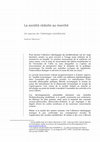 Research paper thumbnail of La société réduite au marché : l'idéologie néolibérale