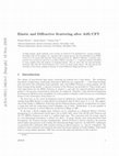 Research paper thumbnail of Elastic and Diffractive Scattering after AdS/CFT