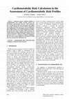 Research paper thumbnail of Cardiometabolic Risk Calculation in the Assessment of Cardiometabolic Risk Profiles