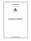 Research paper thumbnail of Campbell, F.A.K. (2013). A Review of Disability Law and Legal Mobilisation in Sri Lanka, Law and Society Trust Review, 23(308): 1 – 30.Colombo.