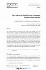 Research paper thumbnail of Turn-taking in Brazilian Sign Language: Evidence from overlap