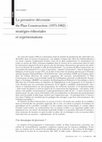 Research paper thumbnail of La première décennie du Plan Construction 1971-1982 : stratégies éditoriales et représentations / The first decade of the "Plan construction" (1971-1982) : Editorial strategies and representations