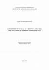 Research paper thumbnail of Acquisition of Italian as a second language: the situation of adoption from Lithuania (summary of PhD thesis)