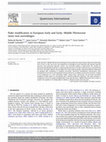 Research paper thumbnail of Flake modification in European Early and EarlyeMiddle Pleistocene stone tool assemblages