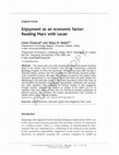 Research paper thumbnail of Enjoyment as an economic factor: Reading Marx with Lacan