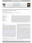 Research paper thumbnail of Early Jurassic (late Pliensbachian) CO2 concentrations based on stomatal analysis of fossil conifer leaves from eastern Australia